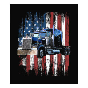 LKW-Fahrer LKW-Fahrer Gi Fotodruck