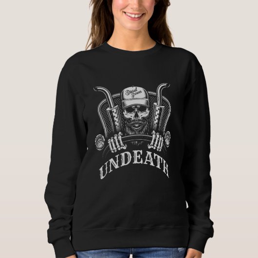 LKW-Fahrer - LKW-Fahrer Untote Sweatshirt (Vorderseite)