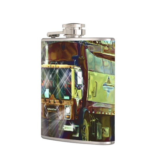 Lkw-Fahrer, Lkw Flachmann (Links)