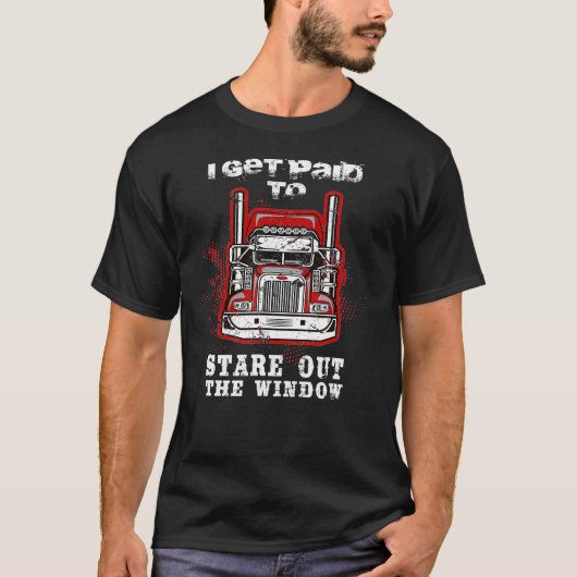 Lkw-Fahrer LKW-Souvenir T-Shirt (Vorderseite)