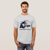 Lkw-Fahrer & LkwPositive Gedanken T - Shirt (Vorne ganz)