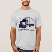 Lkw-Fahrer & LkwPositive Gedanken T - Shirt (Vorderseite)