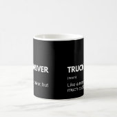 Lkw-Fahrer Lustiger Arbeitspruch Kaffeetasse (Mittel)