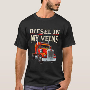 Lkw-Fahrer Männer Vater Funny Trucking Semi T T-Shirt
