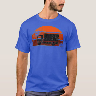 LKW-Fahrer mit einfachem Design T-Shirt