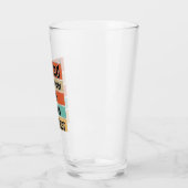 LKW-Fahrer nachfahren. Ich habe dieses Bier verdie Glas (Links)