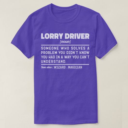 Lkw-Fahrer Noun Cooler Vater Lkw-Liebhaber T-Shirt (Design vorne)