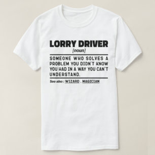 Lkw-Fahrer Noun Cooler Vater Lkw-Liebhaber T-Shirt