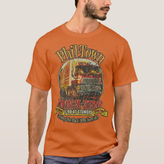 Lkw-Fahrer PhilTown Lkw Stopp T-Shirt