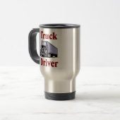 LKW-Fahrer-Reise-Tasse Reisebecher (Vorderseite Links)