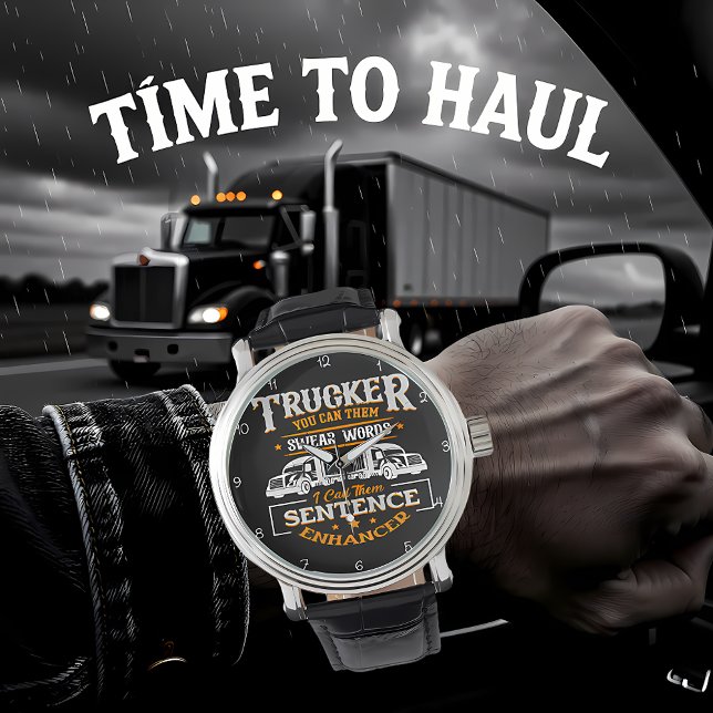 LKW-Fahrer-Schimpfwörter: Satzverstärker Armbanduhr (Von Creator hochgeladen)