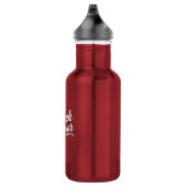 LKW-Fahrer Skript-Typografie-Geschenk Edelstahlflasche (Rechts)