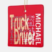 LKW-Fahrer-Sonderfahrer Keramikornament (Links)