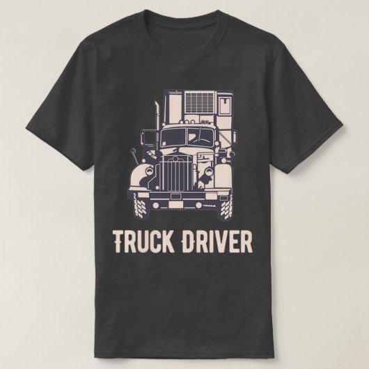LKW-Fahrer T-Shirt (Design vorne)