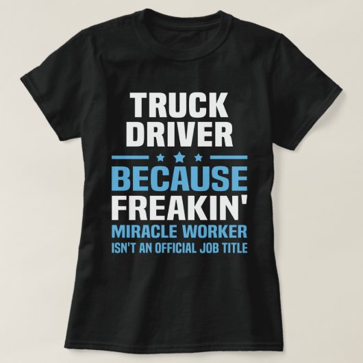 LKW-Fahrer T-Shirt (Design vorne)