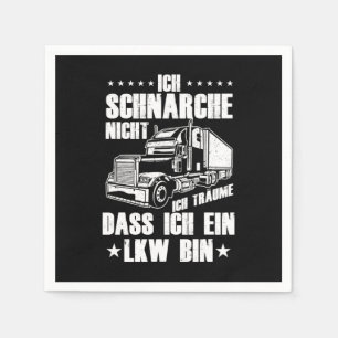 LKW Fahrer Trucker Fernfahrer Brummi Lastkra Serviette