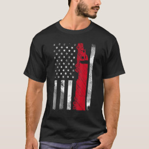 LKW-Fahrer USA Amerikanische Flagge Vintage LKW-Fa T-Shirt
