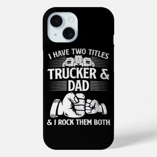 LKW-Fahrer & Vater Case-Mate iPhone Hülle (Rückseite)