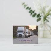 LKW-Fahrer Visitenkarte (Stehend Vorderseite)