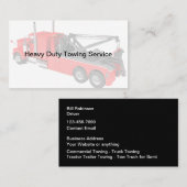 LKW-Fahrer Visitenkarte (Vorne/Hinten)