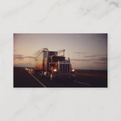 LKW-Fahrer-Visitenkarte Visitenkarte (Rückseite)