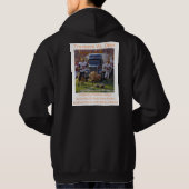 LKW-Fahrer Vs .  Hirsche Hoodie (Rückseite)