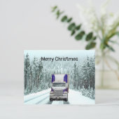 LKW-Fahrer Weihnachten (Stehend Vorderseite)
