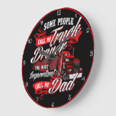 Lkw-Fahrer: Wichtigster Vater Große Wanduhr (Winkel)