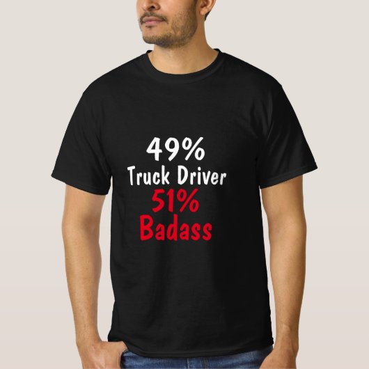 Lkw-Fahrerabzeichen T-Shirt (Vorderseite)