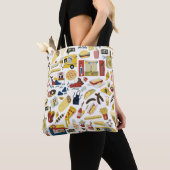 LKW-Fest: Cartoon Muster Tasche (Von Nahem)