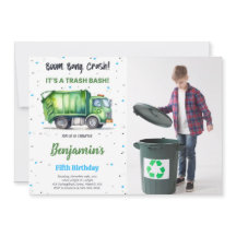 LKW-Foto für Grüne und Schwarze Garbage