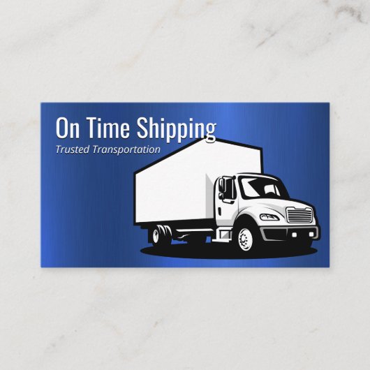LKW-Fracht | Versandmethode Visitenkarte (Vorderseite)
