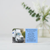 Lkw-Führerschülerprüfer Visitenkarte (Stehend Vorderseite)