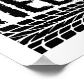 LKW Funny Poster fahren (Ecke)