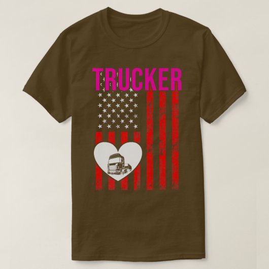 LKW Funny Truck Driver2958 T-Shirt (Design vorne)