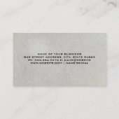 LKW für den industriellen Verkehr Visitenkarte (Rückseite)