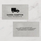LKW für den industriellen Verkehr Visitenkarte (Vorne/Hinten)