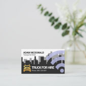 LKW für die Funkbandsuche der CB Visitenkarte (Stehend Vorderseite)