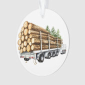 LKW für die Logistikindustrie Ornament (Vorderseite)