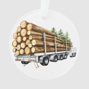 LKW für die Logistikindustrie Ornament