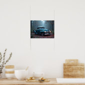 LKW für klassischen Lieferwagen Poster (Küche)