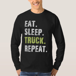 LKW für LKW-Fahrer Sleep LKW Rep T-Shirt