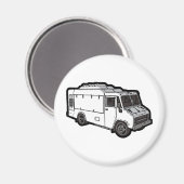 LKW: Grundlegend (weiß) Magnet (Vorderseite/Rückseite)