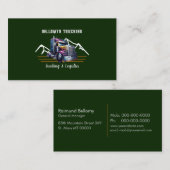 LKW-Halbzeug und Logistik Visitenkarte (Vorne/Hinten)