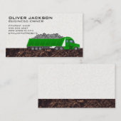 LKW-Hauling-Rock und -Material Visitenkarte (Vorne/Hinten)
