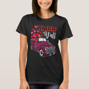 LKW Heat XOXO Y'all Vintag Valentine's Day Buff T-Shirt