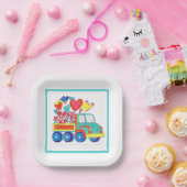 LKW-Herz für Papierplatten Pappteller (Party)