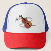 LKW-Hut für Geigen und Musiknoten Truckerkappe (Vorderseite)