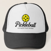 LKW-Hut für Pickleball-Liebhaber Truckerkappe (Vorderseite)