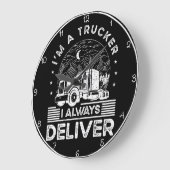 LKW: Ich gebe immer ab Große Wanduhr (Winkel)